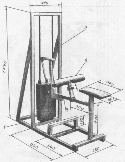 Тренажеры своими руками схемы и чертежи